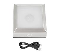 Base in cristallo per cristalli Glass Art Base luminosa a LED Base espositiva con adattatore CA per cristalli Glass Jewelry Art(Square 4 lights)