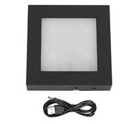 Base in cristallo per cristalli Glass Art Base luminosa a LED Base espositiva con adattatore CA per cristalli Glass Jewelry Art(Square 6 lights)