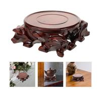 Base in legno per espositore per teiera da tavolo con supporto in legno piccolo