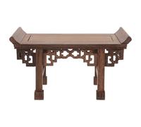 Base in Legno per Flower Vase, Espositore Legno Marrone Rettangolare | Piedistallo Legno, Vasi per Piante Rettangolari, Fioriera Rettangolare, Stile Cinese per Casa e Ufficio