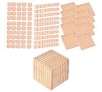 Base in legno Ten Blocks Class Math Manipulative Math Games Blocchi numerici
