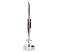 Base in metallo di terza mano, con pinzette, pinze a rimbalzo, supporto per strumenti di gioielli hardware professionale per una facile manutenzione(#1)