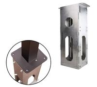 Base in metallo per supporto da parete