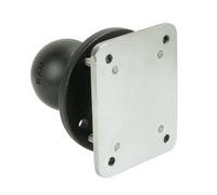 RAM MOUNTS Componente RAM-202-225-2U con piastra forata e sfera con diametro di tipo C