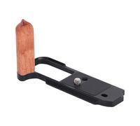 Base in miscela artigianale ad alta precisione con manico laterale in legno duro per impugnatura per fotocamera digitale RX1R3 per fotocamera professionale in alluminio foto