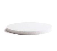 Base in Polistirolo Rotonda per Torte, Diametro 35 cm, Altezza 2,5 cm, per Cake Design e Torte a Piani
