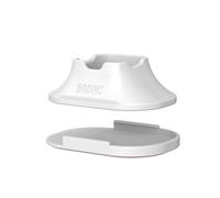 Base in silicone per Insta360 Luna Ultra, supporto da scrivania morbido antiscivolo e adesivo supporto per dashcam per lo streaming live durante i viaggi in auto(Bianco)