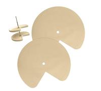 Base in silicone resistente alle buone temperature per scaffali o ripiani angolati Perdite liquidi e segni grasso La copertura della base girevole in silicone per alimenti protegge i mobili dai