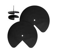 Base in silicone resistente alle buone temperature per scaffali o ripiani angolati Perdite liquidi e segni grasso La copertura della base girevole in silicone per alimenti protegge i mobili dai