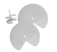 Base in silicone resistente alle buone temperature per scaffali o ripiani angolati Perdite liquidi e segni grasso La copertura della base girevole in silicone per alimenti protegge i mobili dai