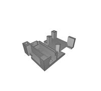 Base Inferiore per Hank Robot Supporto Arduino Nano Every Staffa Stampato