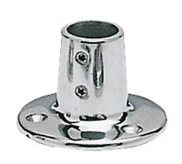 Base inox diritta 22 mm