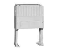 BASE INTERRATA PER ARMADIO ELETTRICO HAGER ZAX006, Armadi elettrici KVS, Grigio