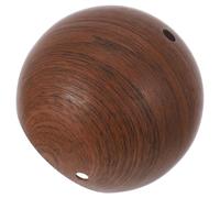 Base Lampada Globo in Ferro, Rotonda, Contemporanea, per Comodino | Supporto Sostitutivo Stabile, Design Nordico e Industriale, Colore Caffè, Effetto Cavo, per Parete e Sospensione