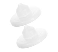 Base Lampada in Plastico Bianco con Catena 2 Pezzi per Vecchi Portalampada | Compatibile con Supporti Fluorescenti e Alloggiamenti Datati, Uso per Uffici e Spazi Commerciali, Confezione da 2