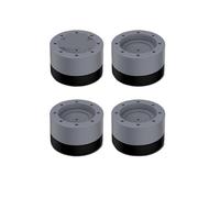 Base Lavatrice 4 pezzi cuscinetti antivibrazioni piedini for lavatrice kit universale rullo antiscivolo for base for di sollevamento for mobili(4pcs Gray 35mm)
