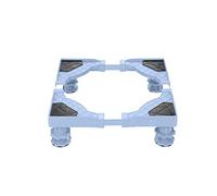 Base Lavatrice Base di Supporto per Lavatrice, Supporto Regolabile, ripiano per Frigorifero a Prova di umidità, Larghezza 45-58 cm