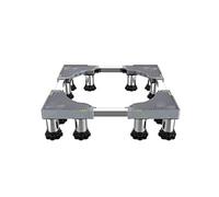 Base Lavatrice Regolabile Lunghezza/Larghezza 42-66cm Base Frigorifera Asciugatrici antiscivolo Base Supporto per Lavatrice Rialzamento Supporti 350 kg 4/8/12 acciaio inox Piedi