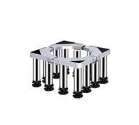 Base Lavatrice Regolabile Rulli per elettrodomestici Base per lavatrice Base per supporto lavatrice Gambe resistenti 4/8/12 Staffa regolabile per supporto asciugatrice e frigorifero Lunghezz