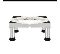 Base Lavatrice Regolabile, Supporto Base per Lavatrice Frigorifero Lunghezza 19.7-29.5in Larghezza 16.5-25.5in Altezza 7.5-8.7in Supporti 200 kg, Base per lavastoviglie 4 Piedi Fissi Bianca