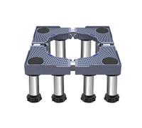 Base Lavatrice Regolabile, Supporto Base per Lavatrice Frigorifero Lunghezza/Larghezza 16.5-25.5in Altezza 9.1in-10.2in Supporti 300kg Base per lavastoviglie 8 Piedi Fissi Gray
