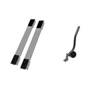 Base Lavatrice Supporto for lavatrice, base mobile rialzata for frigorifero, supporto con ruote, accessori for cucina e bagno(Silver Suit)