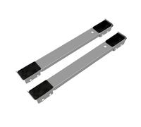 Base Lavatrice Supporto for lavatrice, base mobile rialzata for frigorifero, supporto con ruote, accessori for cucina e bagno(2pcs silver)