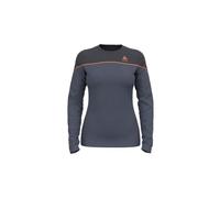 Base layer donna odlo revelstoke performance wool warm grey blue