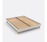 Base letto non rivestita con 22 doghe flessibili Beige 80 x 200 cm
