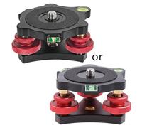 Base Livellante Per Treppiede Con Superiori E Laterali Cuscinetto In Gomma Antiscivolo Livellatore Precisione A Tre Ruote Progettato Per DSLR