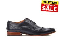 Base London Barbera Scarpe Eleganti Uomo Classiche In Pelle Con Lacci Nero