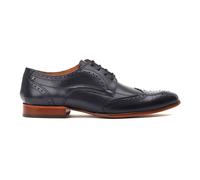 Base London Barbera Scarpe Eleganti Uomo Classiche In Pelle Con Lacci Nero