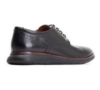 Base London Flight Scarpe Nere in Stile Brogue in Pelle da Uomo - EUR 42
