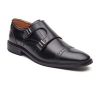 Base London Halbscarpe Henley Double Monk Shoe 44005 EUR 45 Nero
