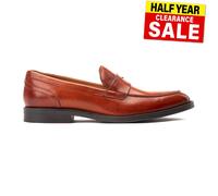 Base London Kennedy Scarpe Casual Uomo In Pelle Color Tan Con Infilo Classiche
