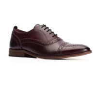 Base London Scarpe Brogue Lavato Pelle Uomo (FS6956)