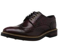 Base London Woburn Scarpe Brogue Da Uomo In Pelle Bordò - EUR 43