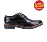 Base London Woburn Scarpe Brogue Uomo Eleganti Con Lacci Nere