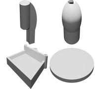 Base Luce LED per Busto Abraham Lincoln 220mm Supporto Stampato 3D