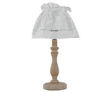 BASE LUMETTO LULLABY LEGNO NATURALE 1 LUCE ATTACCO E14 10X10X26CM