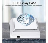 Base Luminosa a LED, Supporto per Display Rotante Base Luce a LED per Arte dell'Arte Cristallina Supporto per Display Illuminato Servitore a Basicciole a per Crysta (COLORFUL)