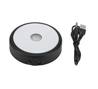 Base Luminosa LED 10 cm Supporto per Bicchieri in Vetro con Materiale Ispessito e Superficie Antiruggine, Espositore Rotondo per Decorazioni, Casa Bar KTV