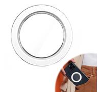 Base Magnetica Compatibile con PopSocket Impugnature per MagSafe iPhone Serie Custodie,Magsafe Ring,Base Rimovibile per Kindle/Supporto Anello, Piastra Portatile Sottile e Leggera, Trasparente Opaco