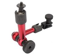 Base magnetica con filettatura M5 Supporto base in metallo regolabile Indicatore di prova quadrante digitale Braccio flessibile (rosso)