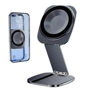 Base Magnetica per Telefono,Supporto per Telefono Portatile e Pieghibile - Montaggio Per Tablet Rotante E Portatile,per Auto Golf Palestra Selfie Camion Viaggio Scrivania Casa Esterno Donne Uomini