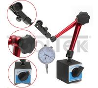 BASE MAGNETICA SNODABILE CON COMPARATORE CENTESIMALE COMPLETA TORNIO UTENSILE