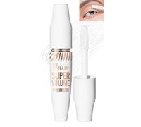Base Mascara Bianco (Set Ciglia), Ciglia Super Ricce E Spesse, Impermeabili E a Prova Di Sbavature, Ciglia Glamour E Voluminose a Lunga Durata