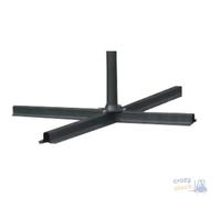 BASE METALLICA A CROCE MT 1x1 PER OMBRELLONI per pali con diametro max mm 48