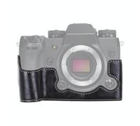 Base mezza custodia per fotocamera in pelle PU con filettatura da 1/4 di pollice