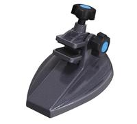 Base micrometrica meccanica per misurazione di precisione, morsetto di supporto fisso in ghisa resistente con doppi bulloni di bloccaggio e cuscinetti antiscivolo per ambienti umidi e salati